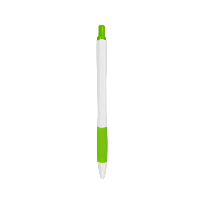 Lime Green with Black Ink Soft Grip Pen