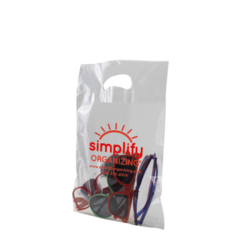 Small Recyclable Die Cut Plastic Bag