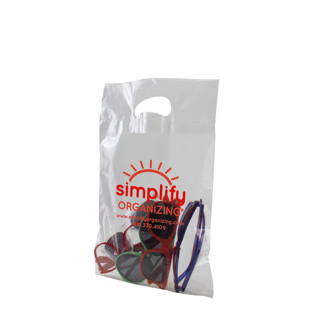 Small Recyclable Die Cut Plastic Bag / Plastic Bags / Holden Bags