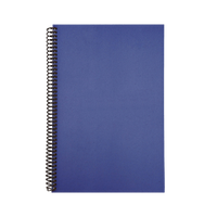 Dark Blue Eco-Friendly Spiral Notebook Thumb