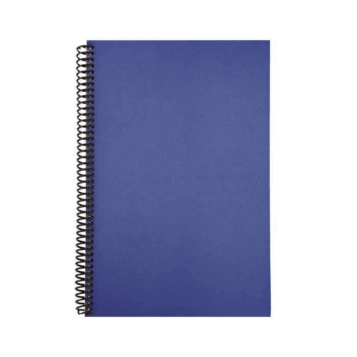 Dark Blue Eco-Friendly Spiral Notebook