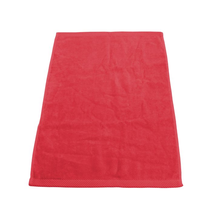 Red Heavyweight Colored Fitness Towel