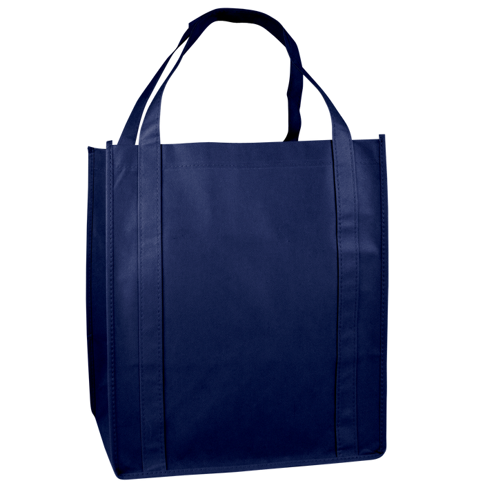 Navy Blue Big Thrifty Grocery Tote