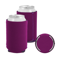 Violet Premium Collapsible Neoprene Koozie Thumb