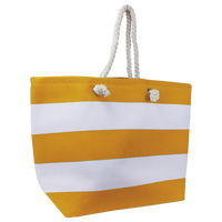 Orange Marina Striped Beach Tote Thumb