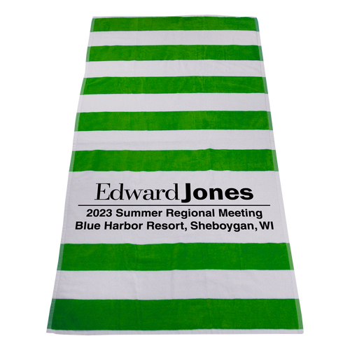 Edward Jones / Horizon Striped Beach Towel / Best Selling Towels