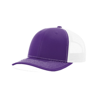 Purple/White Richardson Trucker Snapback Hat Thumb