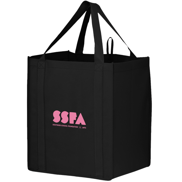 reusable grocery bags,  breast cancer awareness bags, 