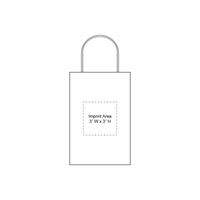  Mini Kraft Paper Shopper Bag Thumb