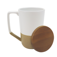  Ceramic Mug with Wood Lid Thumb