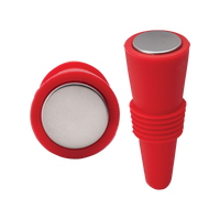 Red Vino Silicone Wine Stopper Thumb