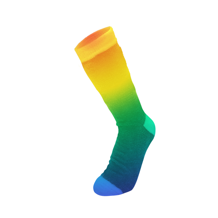 Full Color Customizable Fuzzy Sock