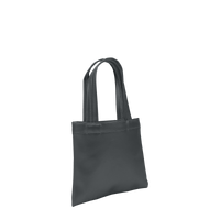 Slate Small Vegan Leather Tote Bag Thumb