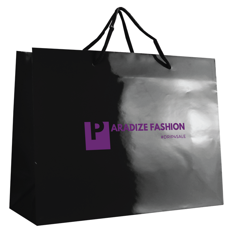 ParaDize Fashion / Large Glossy Shopper Bag / Paper Bags
