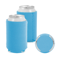 Sky Blue Premium Collapsible Neoprene Koozie Thumb