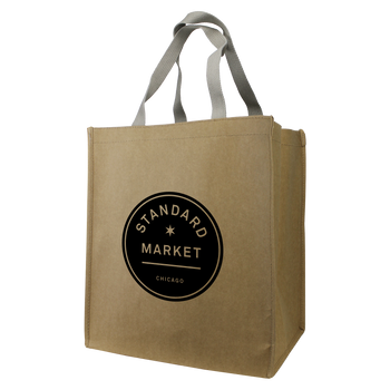 Hebdo  Gold large shopping bag