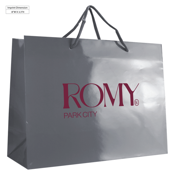matte & glossy shoppers,  paper bags, 
