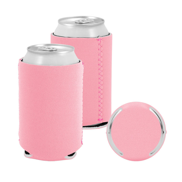 Hot Pink Bottle Koozie Neoprene