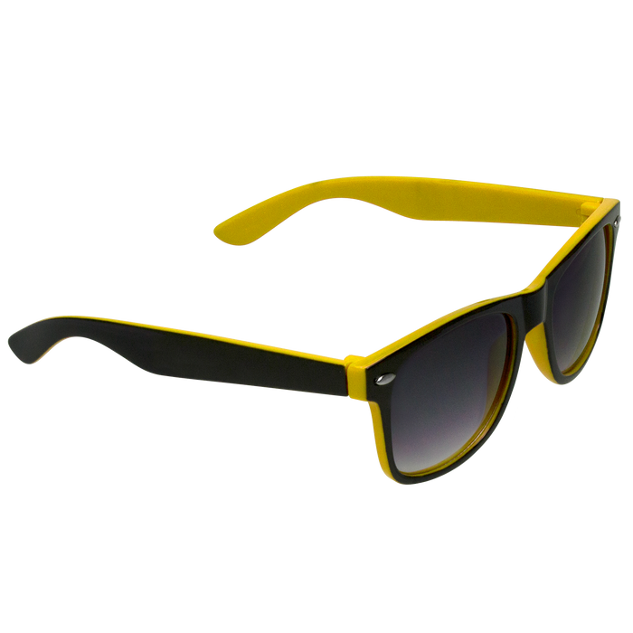 Black/Yellow Daytona Sunglasses