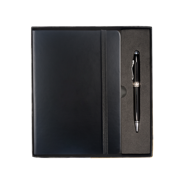 Black Tuscany™ Journal and Stylus Pen Gift Set