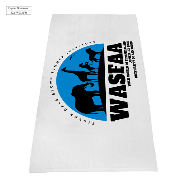 best selling towels,  embroidery,  silkscreen imprint,  white beach towels, 