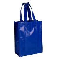 Royal Blue Laminated Fiesta Tote Thumb