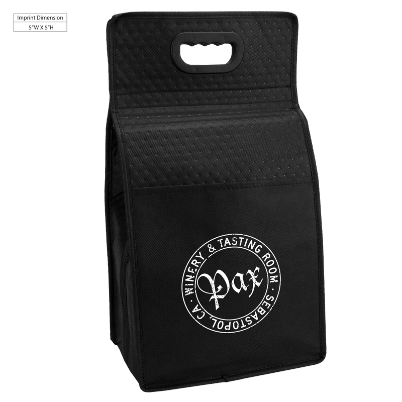 Pax Wines / Insulated 6 Bottle Wine Bag / Insulated Totes