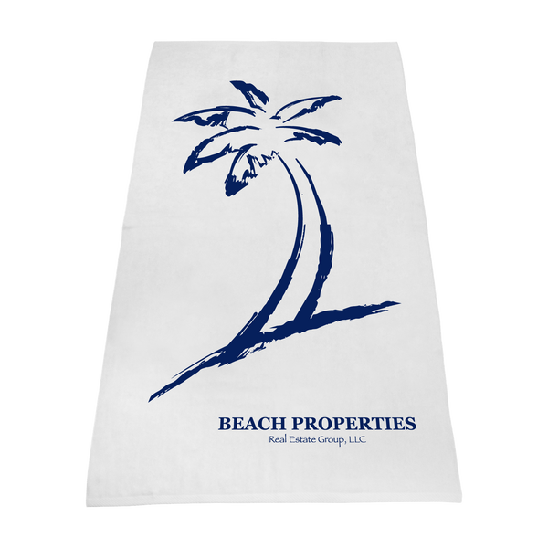 imprinted beach towels,  embroidered beach towels,  white beach towels, 