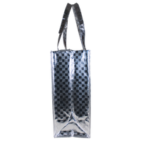  DISCONTINUED-Metallic Designer Laminated Tote Thumb