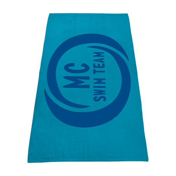 color beach towels,  best selling towels,  silkscreen imprint, 