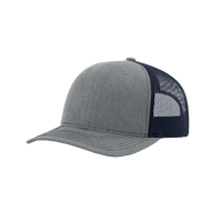 Heather Grey/Navy Richardson Trucker Snapback Hat Thumb