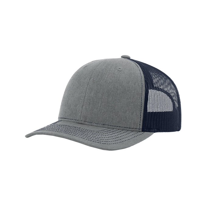 Heather Grey/Navy Richardson Trucker Snapback Hat