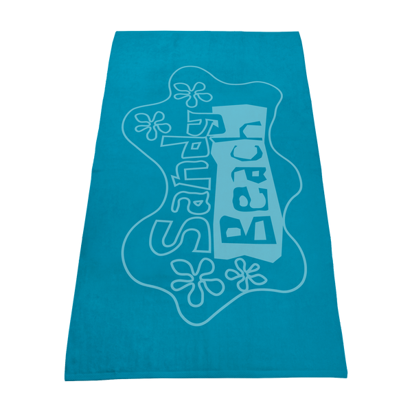 color beach towels,  silkscreen imprint,  best selling towels, 