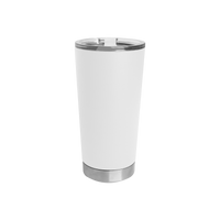 White Small Stainless Steel Insulated Tumbler Thumb