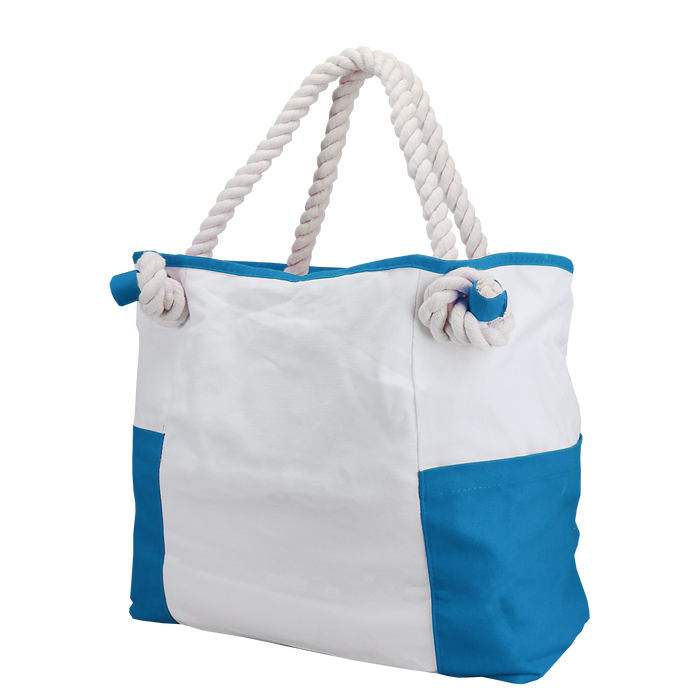 Turquoise Bungalow Beach Bag