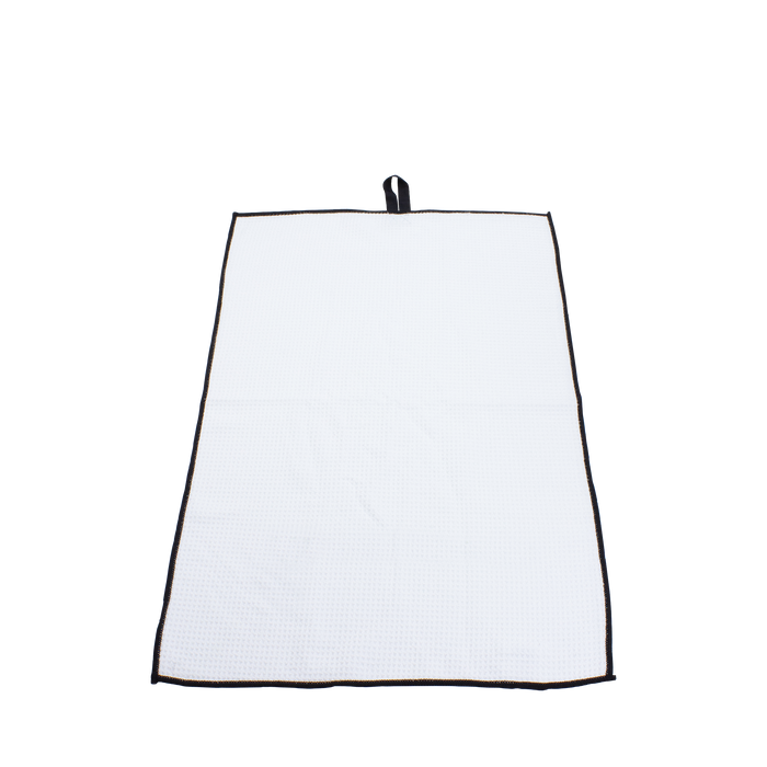 White Small Microfiber Golf Towel