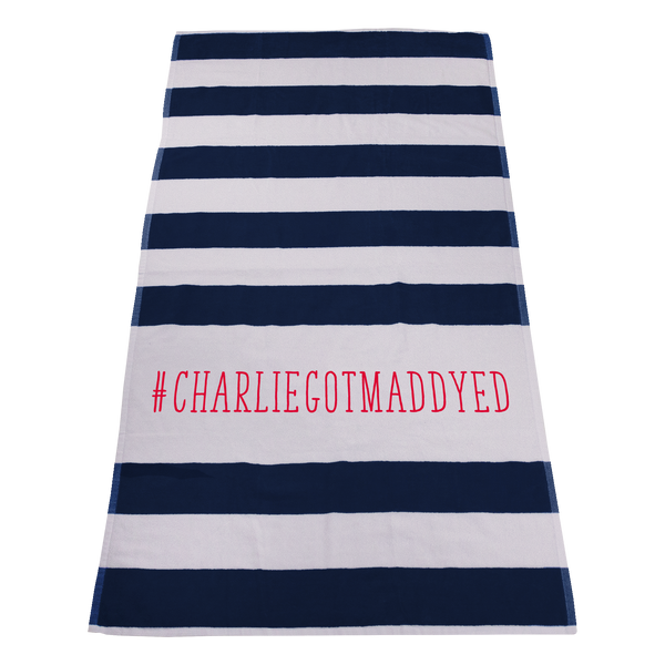 imprinted beach towels,  striped beach towels, 