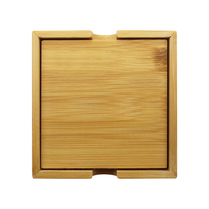  Bamboo Coaster Set