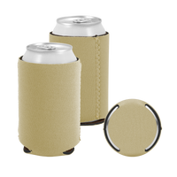 Beige Premium Collapsible Neoprene Koozie Thumb