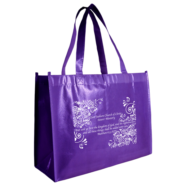 laminated bags,  tote bags,  breast cancer awareness bags, 