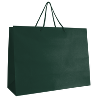 Hunter Green Large Matte Shopper Bag Thumb