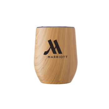 Cambium Wood Grain Stemless Cup