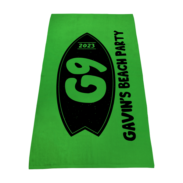 color beach towels,  best selling towels,  silkscreen imprint, 