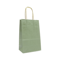 Sage Mini Kraft Color Paper Shopper Bag Thumb