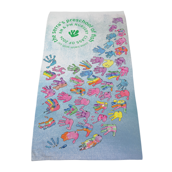 full color print towels, 