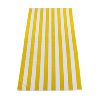 Yellow Latitude Striped Beach Towel Thumb