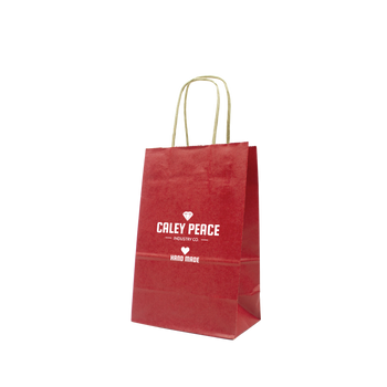 Mini Kraft Color Paper Shopper Bag