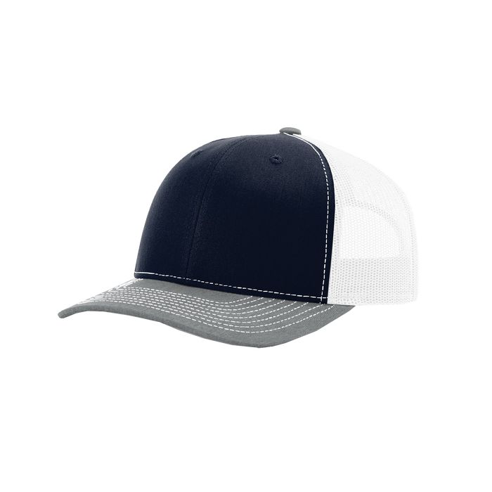 Navy/Grey/White Richardson Trucker Snapback Hat