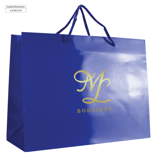 matte & glossy shoppers,  paper bags, 