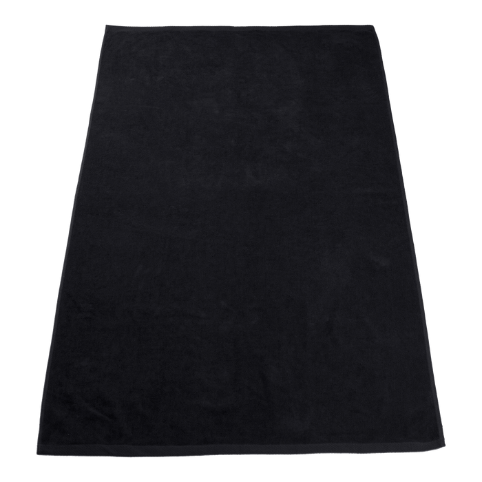 Black Seascape Color Beach Towel